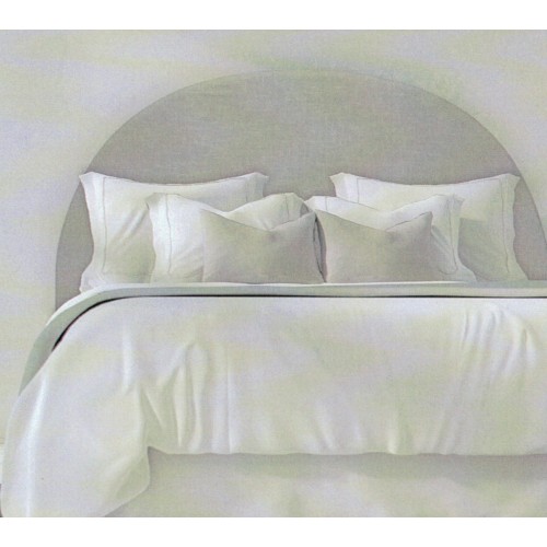 Arch King Bedhead Light Grey Linen